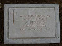 Struma Military Cemetery - Haig, William Pearson